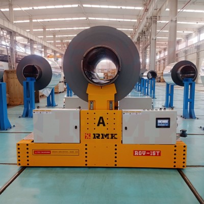 15 tona akumulatorski pogonski čelični bobina željeznički transportni kolica