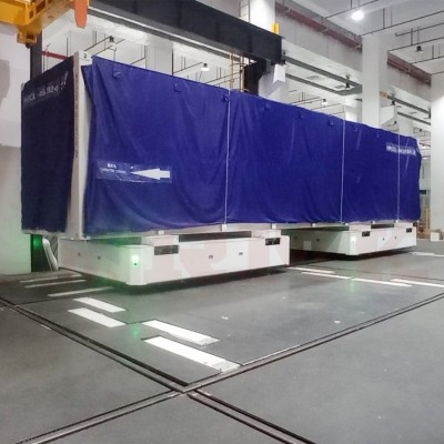 Kontejnerski prijevoz 40 tona Two-Car Link Wield kolica za prijenos željeznike